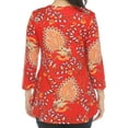 thumbnail image 3 of White Mark Women's Vibrant Boho Swing Top, 3 of 6
