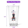 thumbnail image 5 of Happy 4th of July Patriotic Scottish Terrier Marching Band Uniform Balloons Fireworks 16oz Pint Beer Glass Mug Scottie Dog Lover Gifts Beer Glasses Cup - 13009, 5 of 5