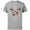 Athletic Heather, variant on Disney Mickey Mouse Icon Kwanzaa - Short Sleeve Cotton T-Shirt for Adults - Customized-White