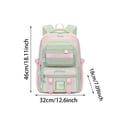 thumbnail image 2 of 26.5 L Fashion Large-Capacity Backpack for Women, College Student Laptop Backpack with Multiple Anti-Theft Pockets, Waterproof,Cute Preppy-Style Backpack for Campus,Travel,Work, 2 of 8