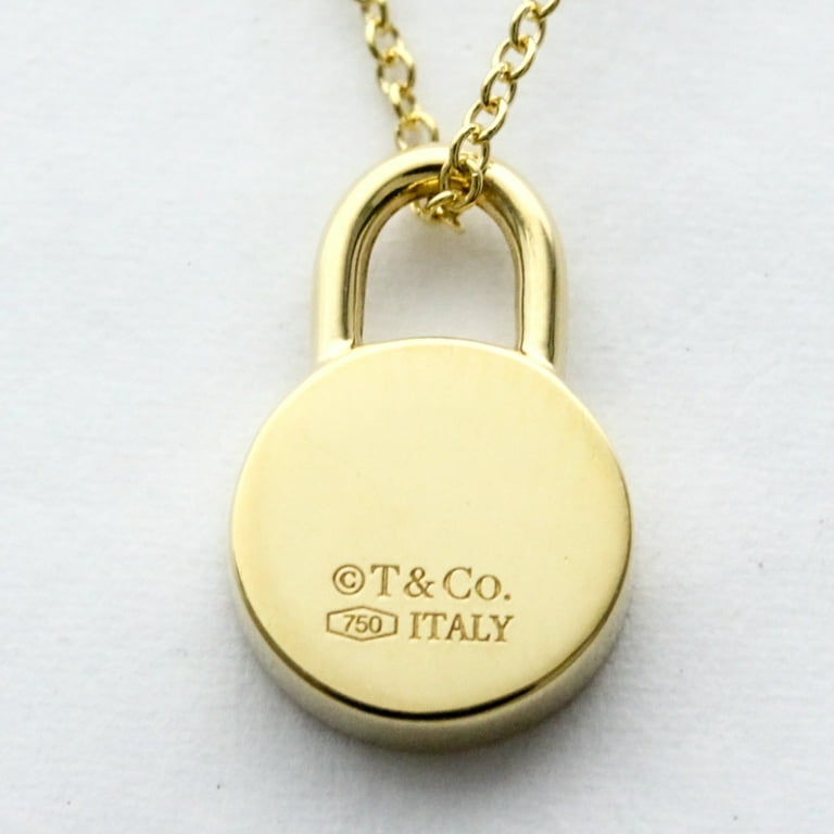 Pre-owned Tiffany & Co necklace padlock 1837