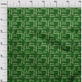 thumbnail image 2 of oneOone Georgette Viscose Green Fabric Merry Christmas Sewing Fabric By The Yard Printed Diy Clothing Sewing Supplies 42 Inch Wide, 2 of 4