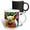 Multicolor, variant on 3drose, Chic Pig Colorful Digital Portrait. Funny Home, Office Decor, Gift, 15oz Two-tone Blue Mug