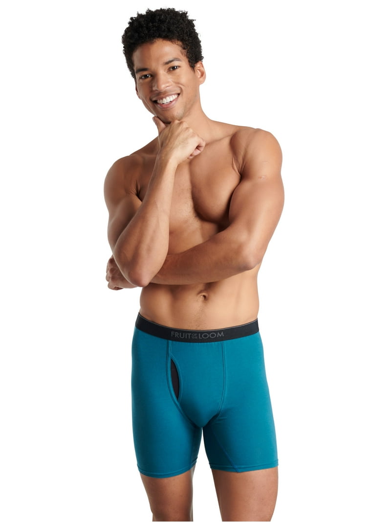 Fruit of the Loom Men's 7-Pack Cotton Stretch Boxer Briefs with