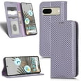 thumbnail image 1 of Nalacover for Google Pixel 7 6.3 inch Wallet Case,Luxury 360 Protection PU Leather Anti-Scratch Hidden Magnetic Closure Flip Folio Kickstand Credit Card Slots Shockproof Phone Cover,Purple, 1 of 7