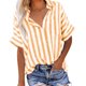 thumbnail image 1 of Vestidos Casuales Para Mujer, Blusas De Mujer De Moda Blusa informal de manga corta con cuello vuelto para mujer, 1 of 6