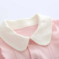 thumbnail image 5 of LOVZFMLL Newborn & Toddler Girls Jumpsuit Cotton Footed Pajamas Flutter Sleeve Snap-Up Sleepwear Footies for Spring & Fall 0-18 Months, 5 of 8
