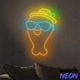 thumbnail image 4 of Handmadetneonsign Chicken Thigh Sunglasses Neon Sign, Chicken Leg Sign, Restaurant Wall Art 91544, 4 of 5