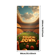Football Themed Illuminated Touchdown Banner Party Backdrop Decorations for Sports Events Tailgating Parties Football Watch Parties Stadium Celebrations