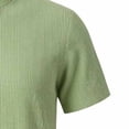 thumbnail image 6 of Yertdoel Men T-shirts Solid Color Short Sleeve Half Button Placket Mock Neck Shirts Soft Loose Comfortable Breathable Outdoor Hiking Cycling Tops, 6 of 6