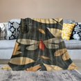 thumbnail image 2 of Orinice Insects and Leaves Floral Blanket Gifts for Kids Adult Women,Dragonfly Bee Botanical Throw Blankets,Soft Comfy Lightweight for Room Couch Bed Sofa Modern Decor   50x60in, 2 of 6