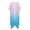 Blue Pink Gradient, variant on Polyester Cover Ups for Swimwear Women for Pool Vacation Vibe Kimono Blue-white Tie-dyed