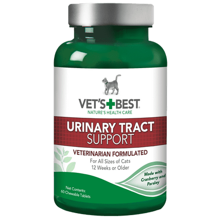 Vet's Best Cat Urinary Tract Supports Dog Supplements | Supports Cat a Healthy Urinary Tract | 60 Chewable (Best Immune Support For Dogs)