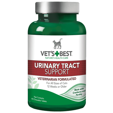 Vet's Best Cat Urinary Tract Supports Dog Supplements | Supports Cat a Healthy Urinary Tract | 60 Chewable (Atopica 100mg For Dogs Best Price)