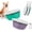 A-Violet+Turquoise, variant on Collapsible  Bowls 2 ,  Feeding Watering Bowls with  & Carabiners for Dogs Cats, Portable Water Feeder  Bowl for Walking Traveling  Use, Yellow + Black