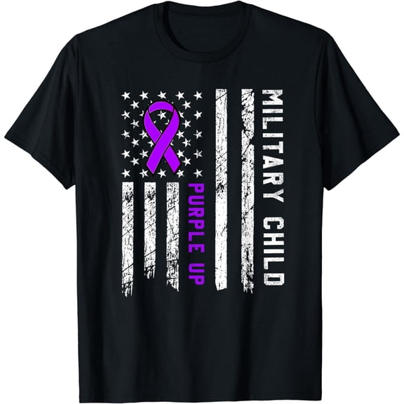 Purple Up Military Child Month T-Shirt