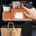 thumbnail image 3 of Multifunctional Car Seat Back Storage Box, 5-in-1 Automotive Backseat Organizer for Cars, Universal Travel Behind Seats Organizers Bag with Tissue Holder 2-Cup Holder, 3 of 7
