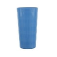 thumbnail image 3 of Mainstays 30-Piece Blue Etched Checkered Plastic Dinnerware Set, Includes 10 Plates, 10 Bowls, 10 Tumblers, 3 of 17