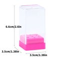 thumbnail image 4 of DeeCozy 7pcs Tête de Meulage Bit Boîte de Stockage Anti-Poussière Perceuse Boucle Couvercle Boîte de Bit Résistant à l'Humidité et Visible Boîte d'Affichage Portable avec Couvercle de Boucle de Grande Capacité pour le Meulage des Ongles, 4 of 9