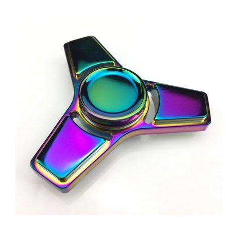 Hand Fidget Spinner Rainbow Stainless metal hand spinner fidget 