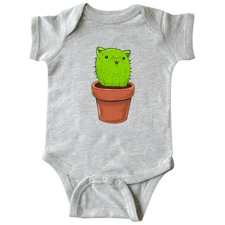 

Inktastic Cute Cat Cactus Gift Baby Boy or Baby Girl Bodysuit