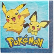 Pokemon Paper Lunch Napkins for Kids (48-Count)