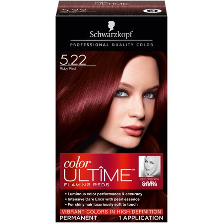 Schwarzkopf Color Ultime Hair Color Cream, 5.22 Ruby Red ...