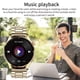 thumbnail image 3 of Reloj Inteligente De Acero Inoxidable Para Hombres, Monitoreo De Frecuencia Cardíaca, Presión Arterial, Oxígeno, Asistente De Voz AI, Reloj De Llamadas BT, Relojes Dorados, Reproducción De Música, IP6, 3 of 4