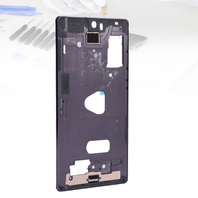 Bisel Del Marco Medio Del Teléfono, Bisel De La Carcasa De La Placa Del Marco Medio Del Teléfono A Prueba De Desgaste De Metal Negro De Larga Duración Para Reparación
