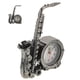 thumbnail image 4 of Reloj despertador decorativo retro con forma de saxofón para mesita de noche, 4 of 5