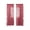🥝 Red_Hot#745, variant on French Styles Girly Lace Curtains with Ruffled Edges, Semi-Blackout Polyester Drapes for Living Room, Bedroom Bay Windows, Balcony, Vintage Aesthetic, 1 Panel, Multiple Colors