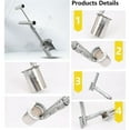 thumbnail image 3 of Planter Tool,Reusable Heavy Duty Stainless Steel Seed Planting Tool for Home,1Pack,QZS Gardening Bulb Transplanter for Tulips,Lilies,Potato, 3 of 6