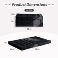 thumbnail image 6 of BYBYME 6 inch Tri-Fold Mattress,Corduroy Folding Mattress Made of a Whole Foam,Memory Foam Mattress Topper Perfect for Sleeping,Camping,Twin,Black, 6 of 10