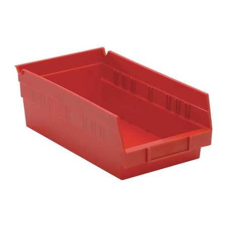 Quantum Red Storage Cabinet - QUANTUM STORAGE SYSTEMS Shlf Bin,11-5/8 In. L,6-5/8 In. W,4 In H QSB102RD