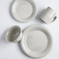 thumbnail image 3 of Martha Stewart Everyday Stoneware Dinnerware Set, White, 16 Piece, 3 of 4