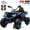 Blue, variant on Joyracer 24 Volt Ride on Toys, ATV for Kids, 4WD Power Car Wheels with Remote Control, 800W Electric 4 Wheeler with 2 Seater, 3 Speeds, Spring Suspension, Knee Pad, Bluetooth Music, Ages 3-8, Black