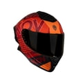 thumbnail image 2 of Casco Moto Kov Flow Rojo Certificado Dot Mica De Color, 2 of 4