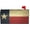 Black, variant on Texas Lone Star State Flag Pattern Magnetic Mailbox Cover Waterproof MailWraps Letter Box Cover for Garden Yard Outdoor Decor Standard Size - 21 x 18 in