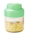 thumbnail image 2 of Electric Garlic Chopper,Mini Portable Veggie Choppers,USB Rechargeable, Portable Electric Mini Food Chopper for Garlic,Onion,Ginger,Chilli,Fruit,etc(250ML,Green), 2 of 6