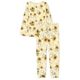 thumbnail image 6 of FOR U DESIGNS Vintage Sunflower Long Sleeve Pajama Set for Women with Pockets 2 Pack Size 6XL Small Nightwear for Women Long Sleeve Sleepwear Tops for Women, 6 of 6