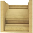thumbnail image 4 of 10"W x 10"D x 10"H Wide Diane Rough Cedar Woodgrain TimberThane Corbel, Primed Tan, 4 of 6