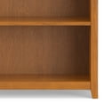 thumbnail image 6 of Simpli Home Amherst 30 inch Wide Solid Wood Transitional 5 Shelf Bookcase in Light Golden Brown, 6 of 13