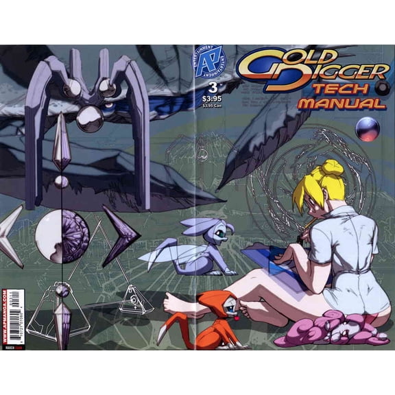 Gold Digger Tech Manual #3 VF ; Antarctic Comic Book