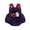 Purple, variant on Newborn Baby Boy Girl Halloween Outfit Infant Boys Girls Corduroy Bubble Romper Overalls Pumpkin Ghost Bat Embroidered Sleeveless Jumpsuit Overalls Playsuit