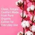 thumbnail image 6 of Simply Soft Premium Organic Cotton Rounds, 100 Count (Pack of 3), 100% Cotton Pads, Certified Organic, Hypoallergenic, 6 of 8