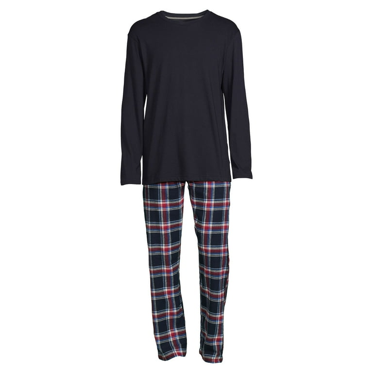 Hanes men's long sleeve pajama set sale
