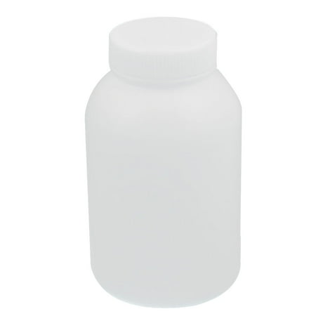 500mL White Plastic Chemistry Lab Screwcap Liquid Storage Bottle