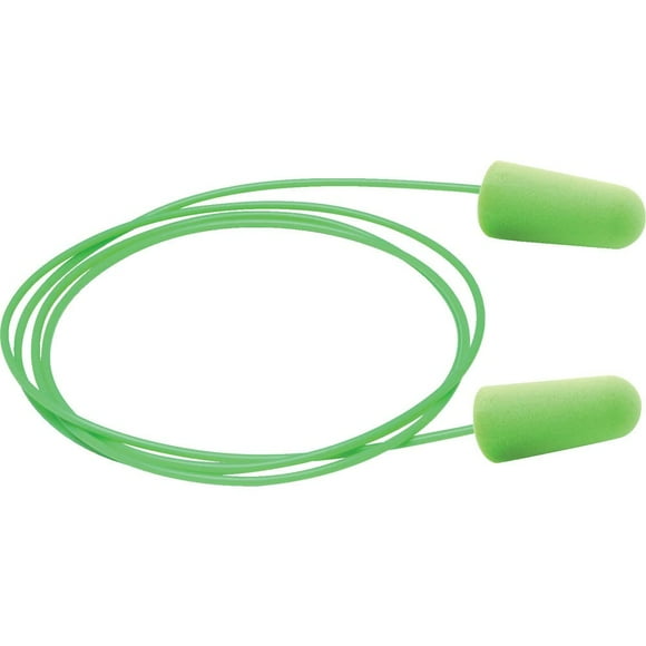 Moldex 6900 Pura-Fit Corded Disposable Ear Plugs, Green (100 per Dispenser)