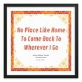 thumbnail image 5 of Inspire and Bloom! INB: No Place Like Home... Framed Wall Art - White, Inspirational Wall Art, Vibrant Decor for Home and Work Spaces, 5 of 9