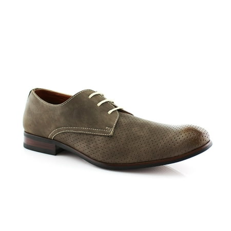 Ferro Aldo ISAIAH MFA19237APL Men s Perforated Faux Leather Oxford Classic Formal Business Dress Shoes